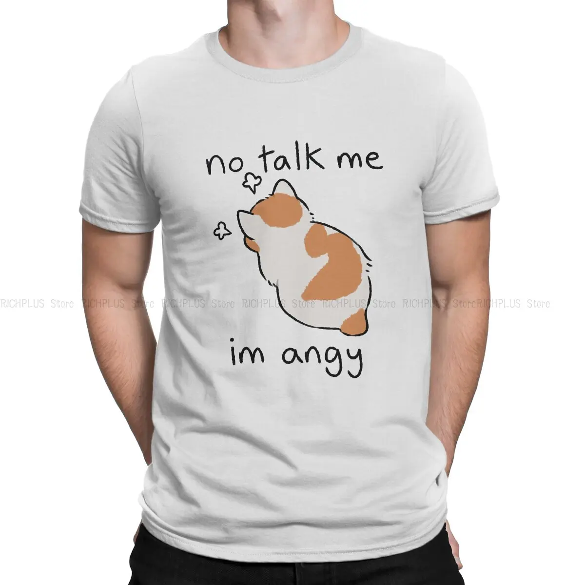 Meme Man TShirt No Talk Me Distinctive Polyester T Shirt Graphic Sweatshirts New Trend