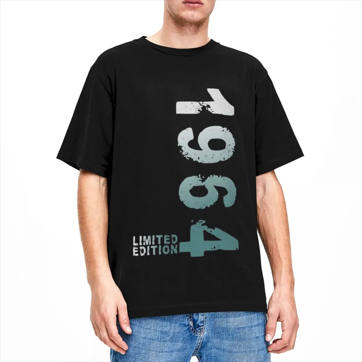 60 Aged 1964 60th Birthday Present Gift Shirt Accessories for Men Women Cotton Awesome 60 years old T-shirt Short Sleeve Tops