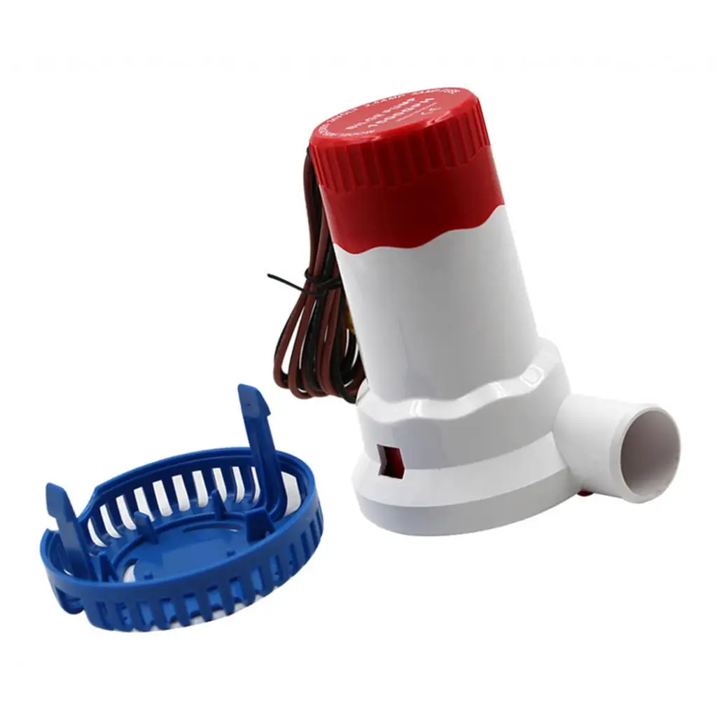

Marine Boat Bilge Pump Heavy Duty Submersible Water Pump 12V 1500GPH Bilge Cleaner for Yacht Hull
