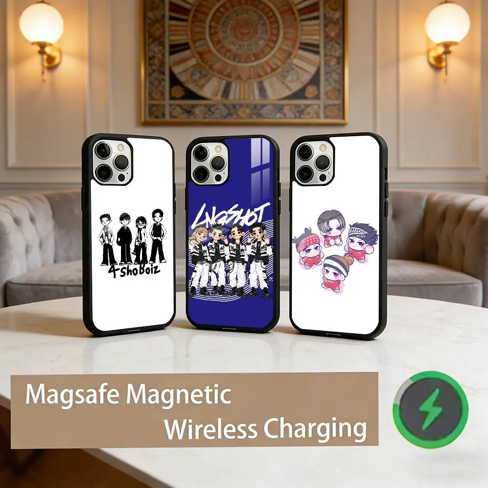 LNGSHOT Hip-hop   Phone Case For iPhone17,16,15,14,13,12,11 Plus,Pro Max Magnetic For Magsafe Wireless Charging