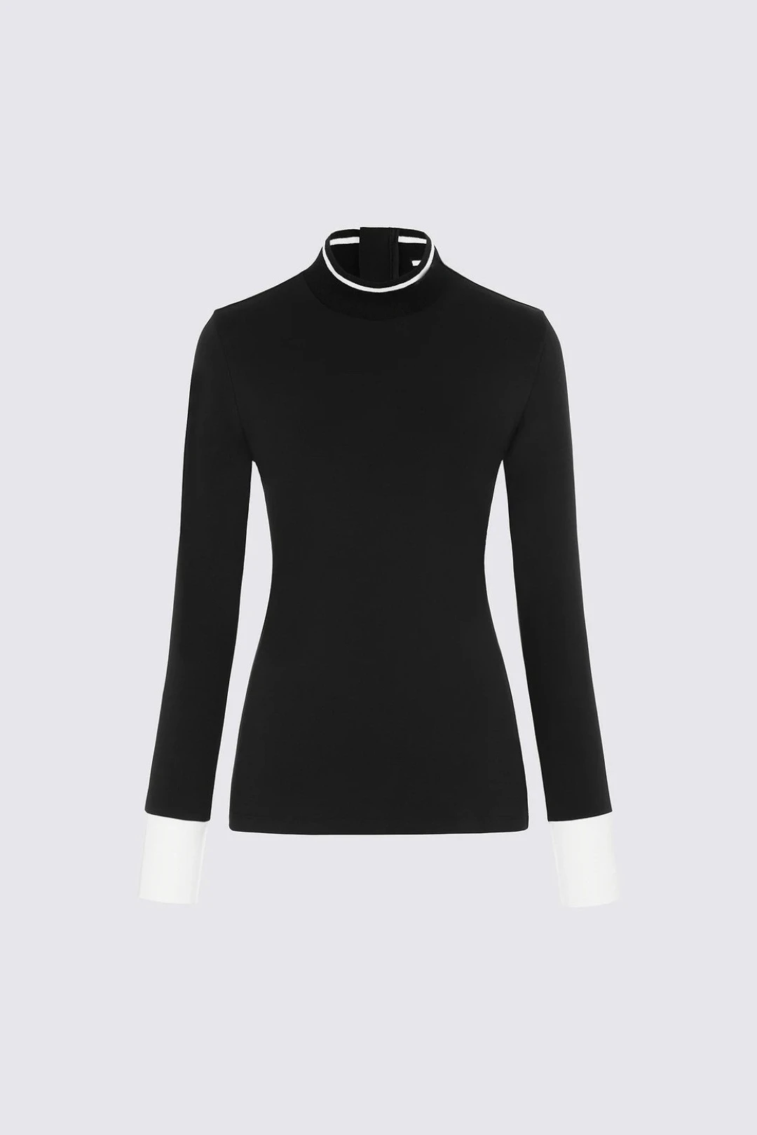 2026 Women’s Golf Mock Neck Shirt Autumn Korean Style Casual Sports Top Slim Fit Long Sleeve Athletic Golf Wear
