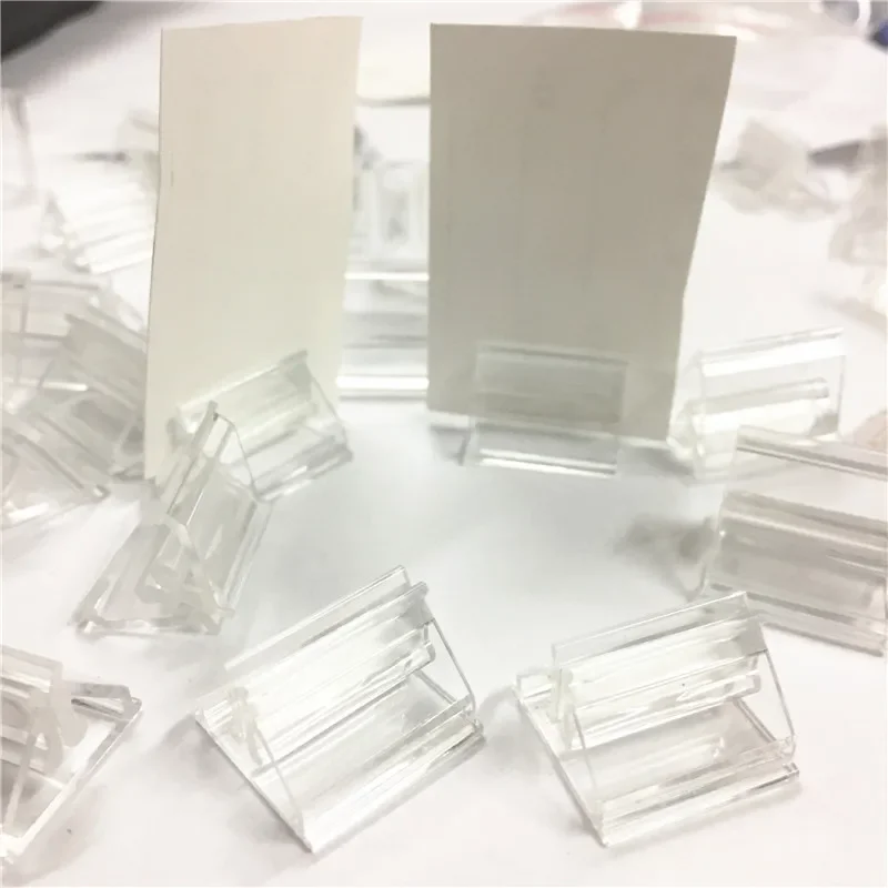 10PCS 20Pieces 50PCS Transparent Plastic Stand Card Base for Board Games Children Cards Holder Game Accessories for 1.5mm cards