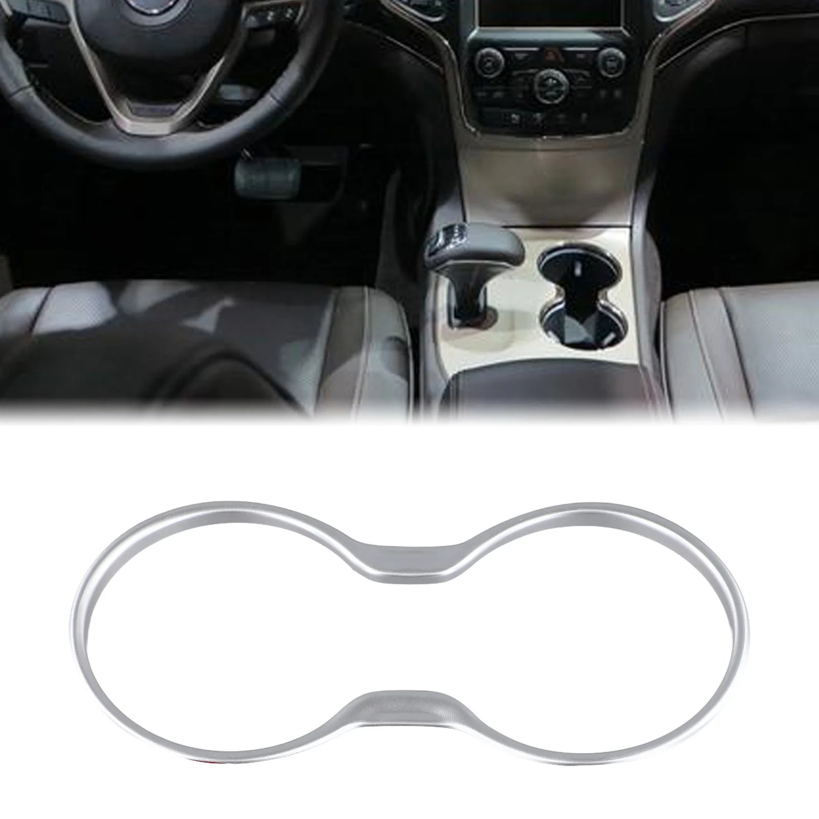 For Car Interior Gear Shift Cup Holder Cover Easy To Use Non-deformation Personalized Quick To Install Stylish