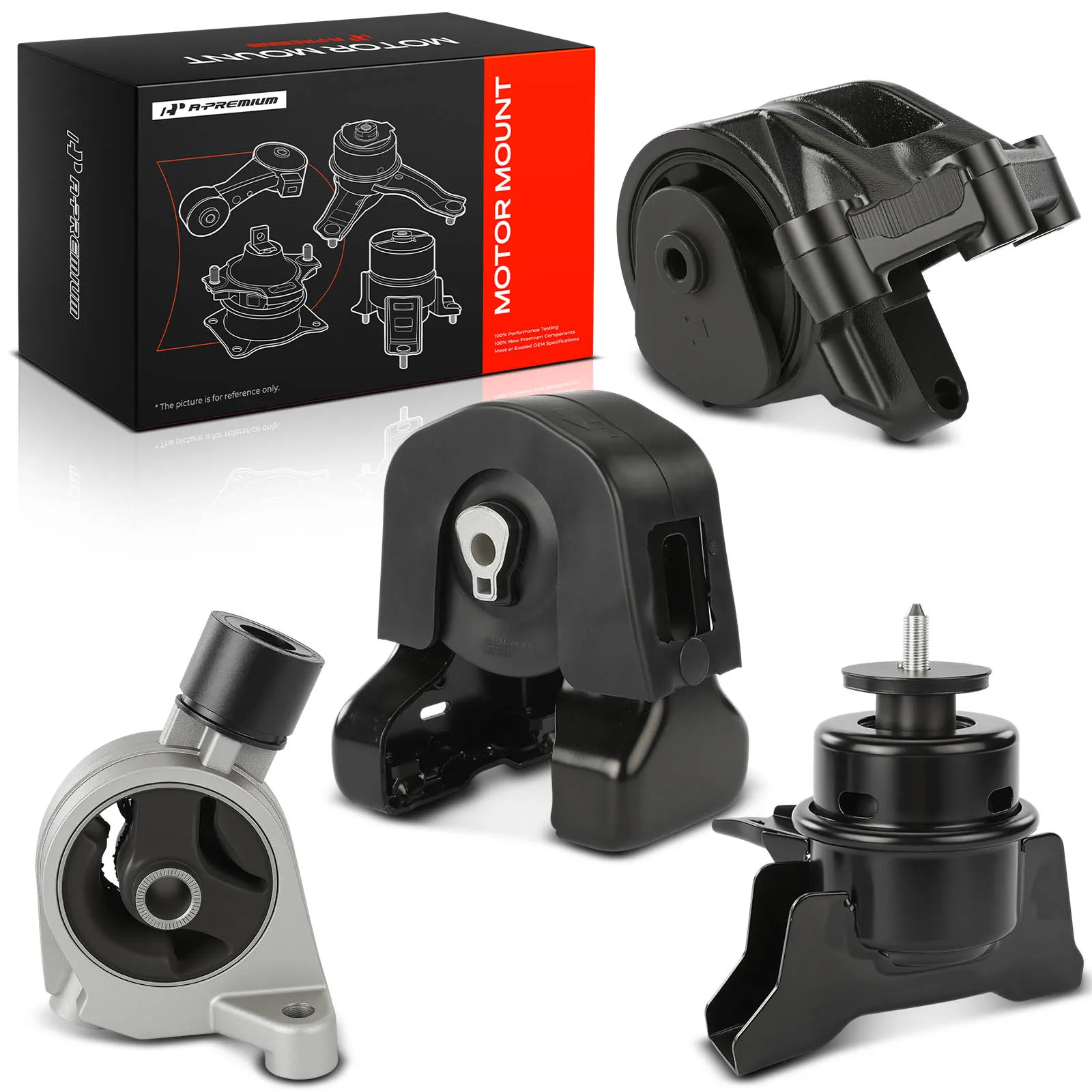 A-Premium 4pcs Engine Motor & Transmission & Mount for Kia Sedona 2006-2012 Hyundai Entourage 2007-2010
