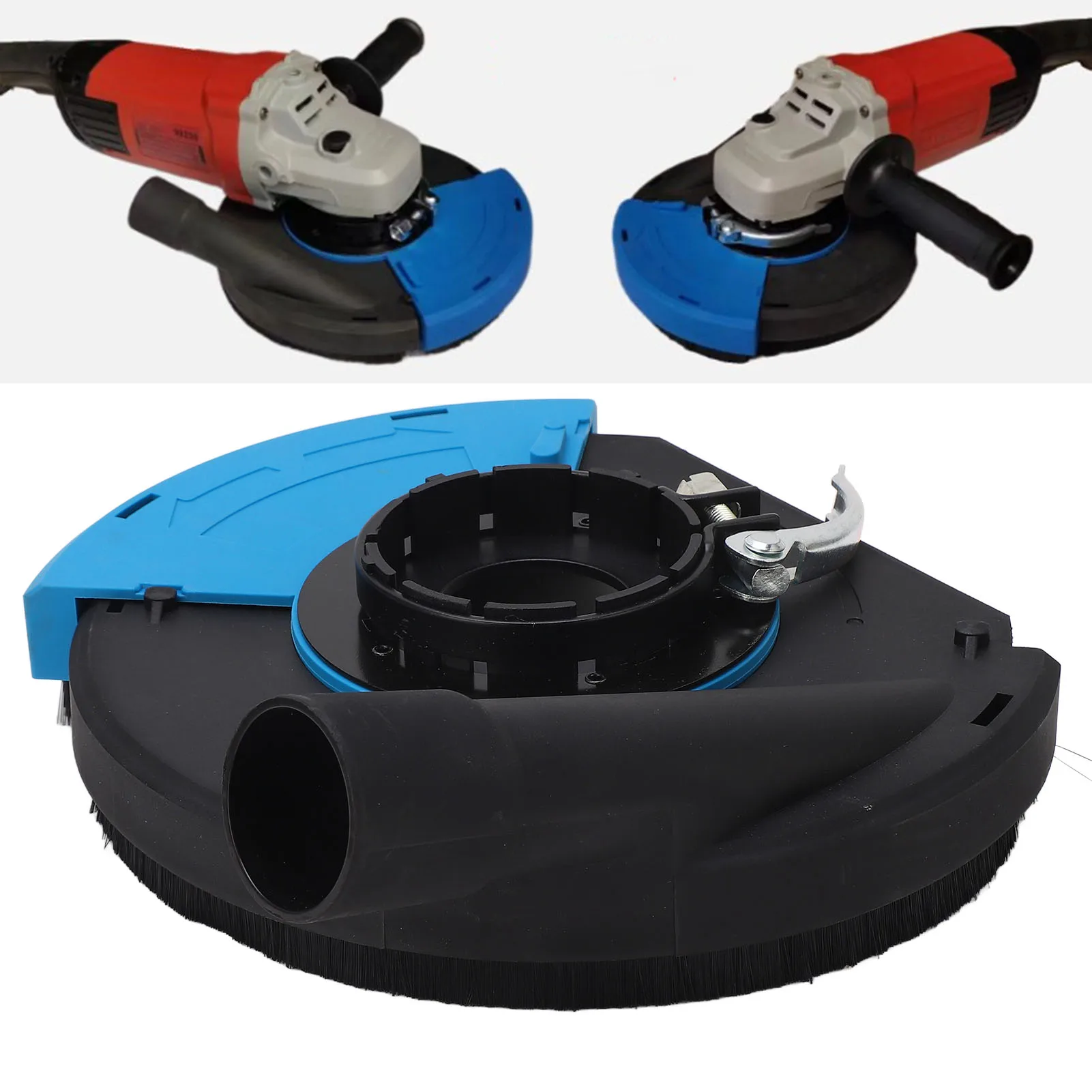 

ZK30 Dust Shroud for Angle Grinder 7 Inch Universal Surface Grinding Dust Shroud 180mm Blue Black