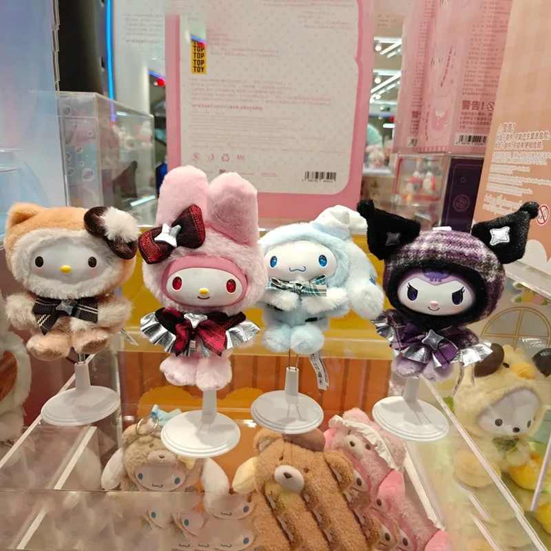 

Sanrio Runtuo Style Series Rubber Stuffed Toy Hanging Blind Box Figurine Anime Figure Mystery Box Toy Girl Holiday Gifts