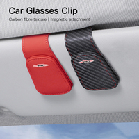 Car Interior Sun Visor Eyeglasses Holder Sunglasses Clip For Mini WORKS Cooper One JCW F54 F55 F56 F57 F60 R50 R52 R53 R55 R56