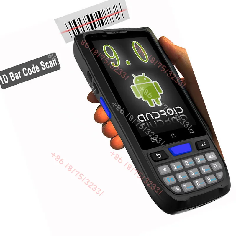 Android handheld PDA with la ser barcode scanner/2D scanner