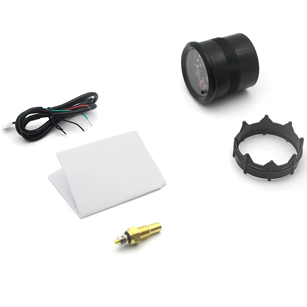 

2" 52mm 7 Colors LED Car Oil Temp Gauge 40-140 Celsius Oil Temperature Analog/Digital Dual Display Car Meter With Sensor