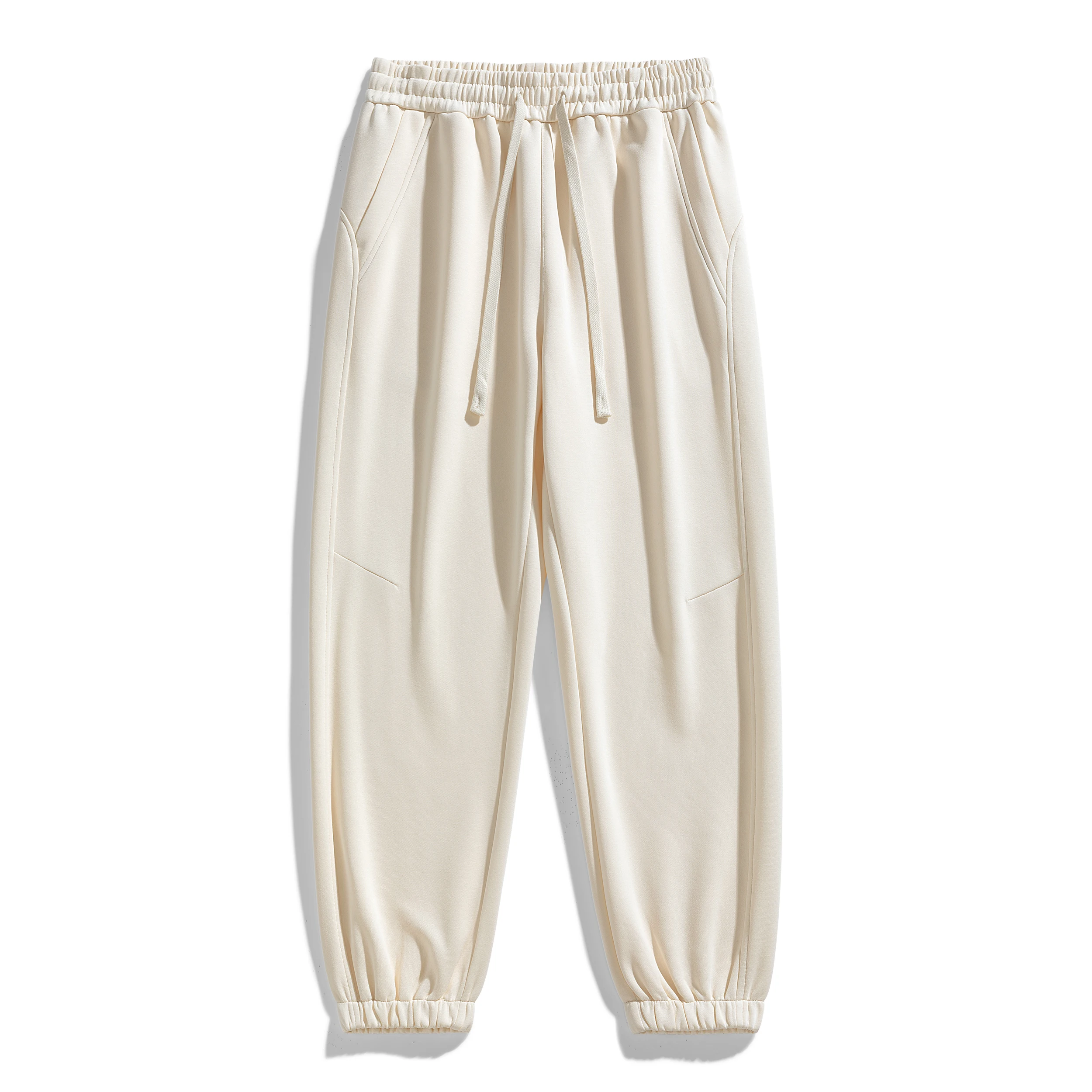 

Высокое качество, повседневные брюки большого размера с эластичной резинкой на талии, мужские весенне-осенние прямые брюки, мужские новые свободные модные спортивные штаны