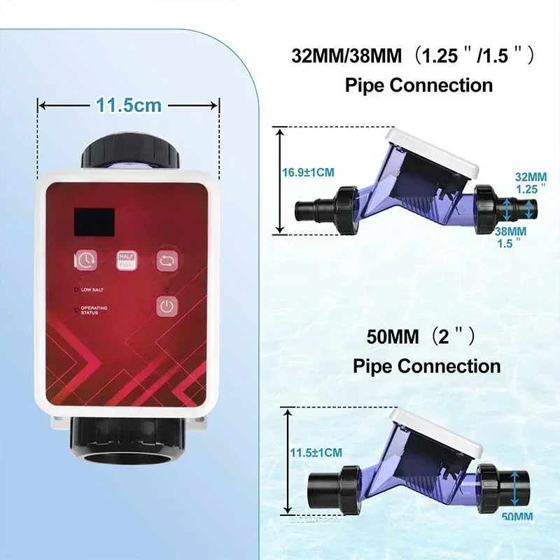 Chlorinator Schwimmbad Salz Chlor Generator Salzwassersystem Salzwasser Pool Generatoren