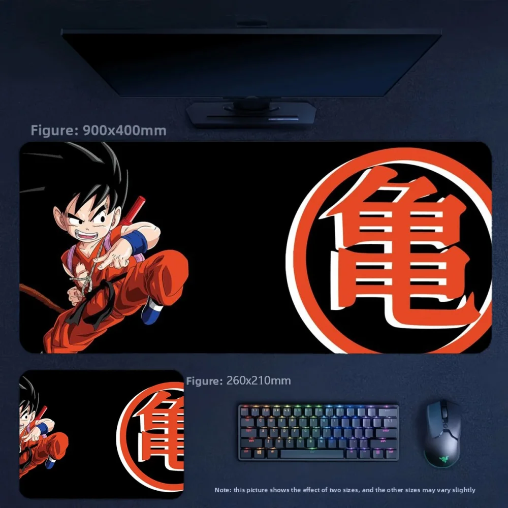 Quality Leather Mouse Pad Animation Dragon Ball Leather Mouse Pad High Definition Print Boys E-sports Game Non-slip Keyboard Pad
