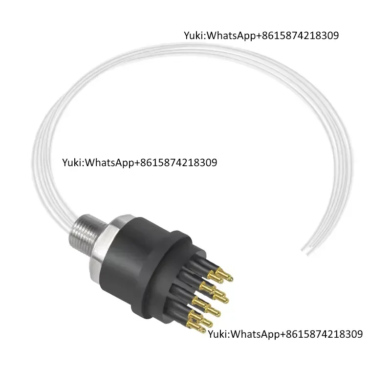 BH12MTI 12 Pins Male Titanium Bulkhead Underwater Robot Underwater Camera Sensor Connector