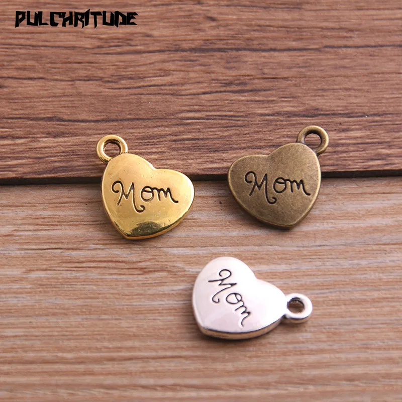 10PCS 14*18mm Three Color Metal Zinc Alloy Letter \