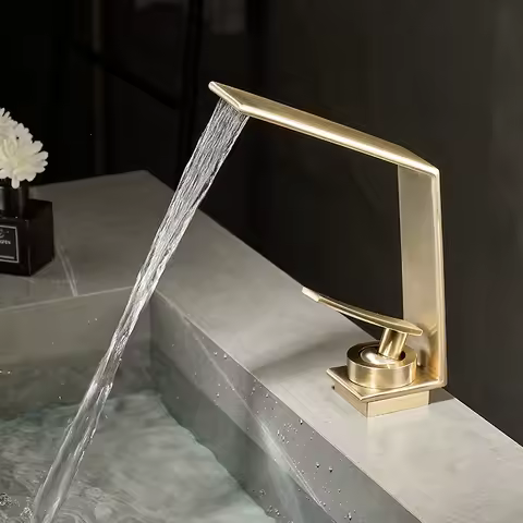 Bathroom Basin Faucet Modern Mixer Tap Single Hole Crane Hot&amp;Cold For Bathroom Faucet Deck Mounted Various Basin Sink Tap