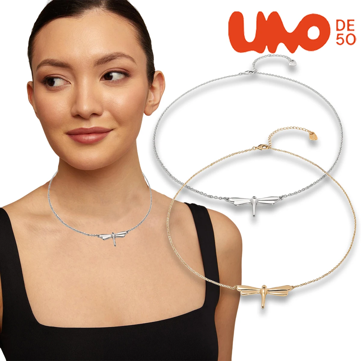 

UNODE50 necklace Simplicity, individuality, fashion, dragonfly necklace, high-end and versatile temperament