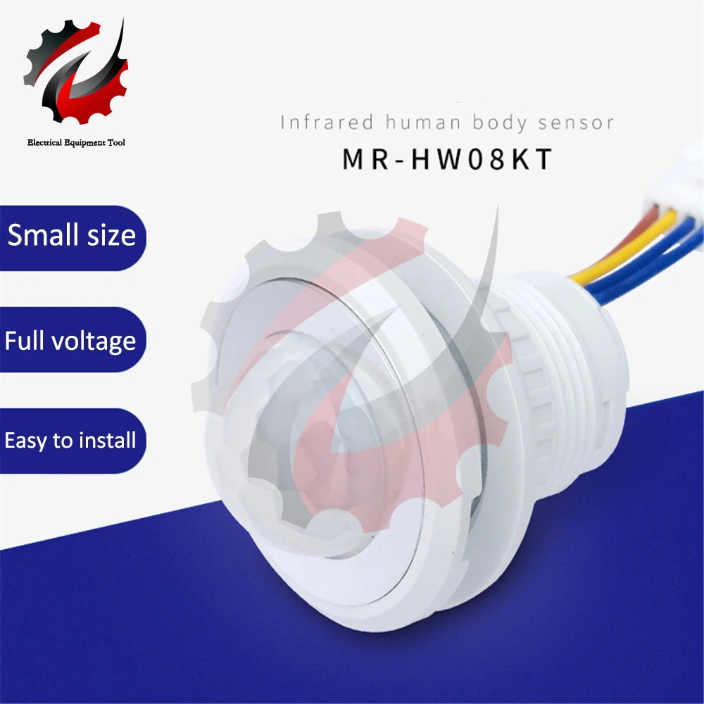 Ac 85V-265V Mini Closet Pir Sensor Detector Smart Switch Led Pir Infrarood Motion Sensor Detection Automatische sensor Licht Schakelaar