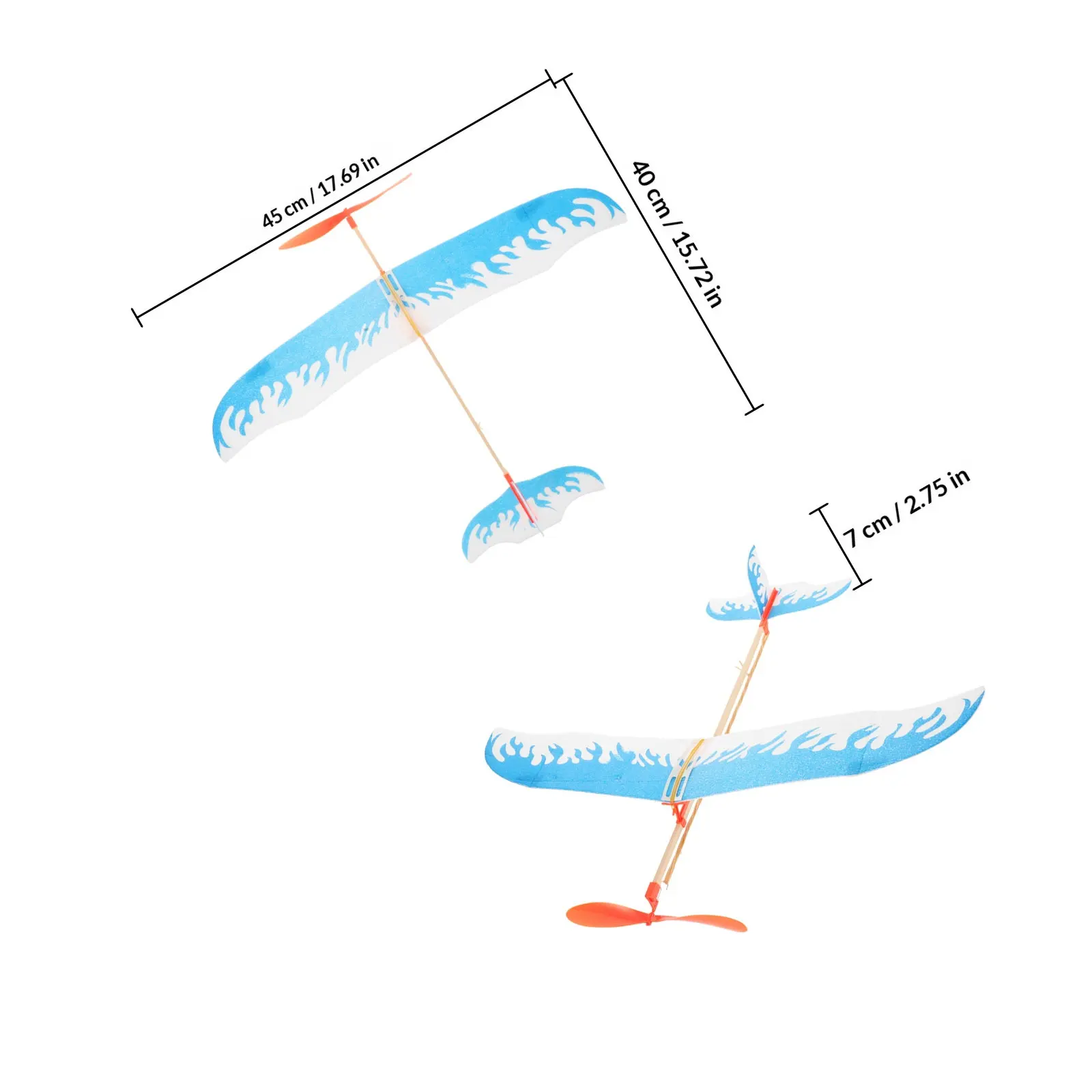 4 pcs Airplane DIY Educational Kit Wooden Kids Aircraft Halloween Christmas New Year Outdoor Glider Plane Toys Rubber
