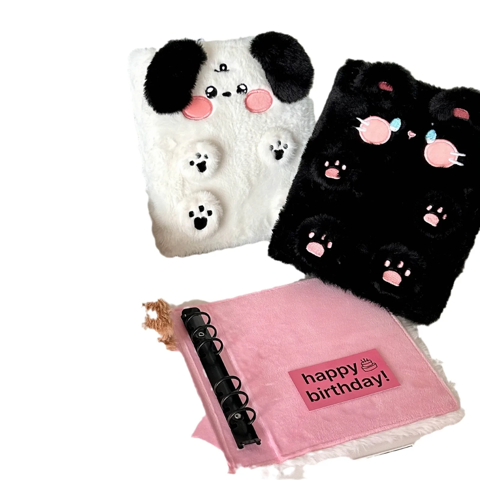 Cute Rabbit, Dog, Cat, Little Bear, Loose Leaf, Plush A6 Card Album, Inside Page, Small Card, Star Chasing Storage Album