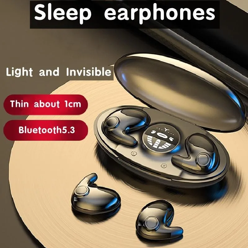 

MD538 5.3 Hidden Sleep Headset Sports in-Ear Earphones IPX5 Waterproof Wireless Headset Mini Noise Reduction Touch Control