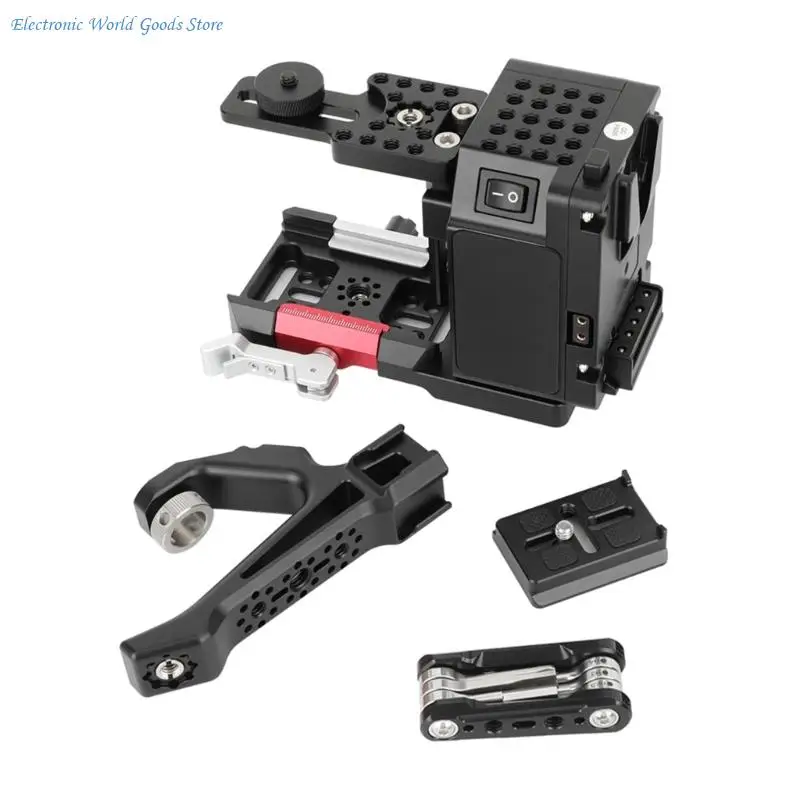 A3PD Quick Install Height Adjustable Camera Extension Module Cage with Top Handle For Various Camera Brands Metal