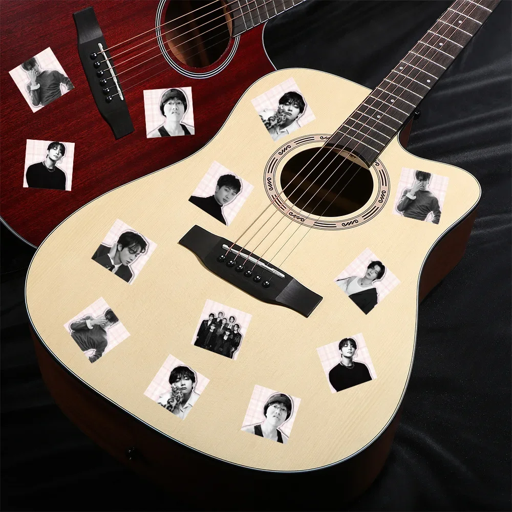 Hot 500Pcs/Roll BTS K-pop Idol Stickers Roll DIY Scrapbooking Journal Sealing Stickers Stationery Decor Fans Gift view 5