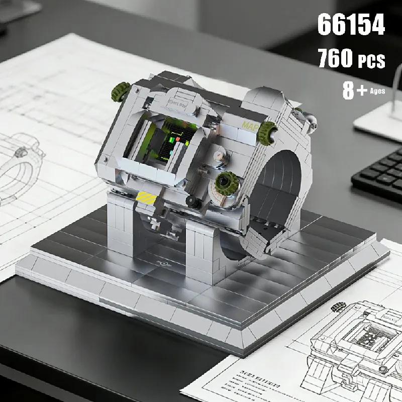 Radiation Bracelet Building Blocks Science Fiction Style Model Bricks Sets Desktop Decorations Creative Toys Adult Gifts 760pcs