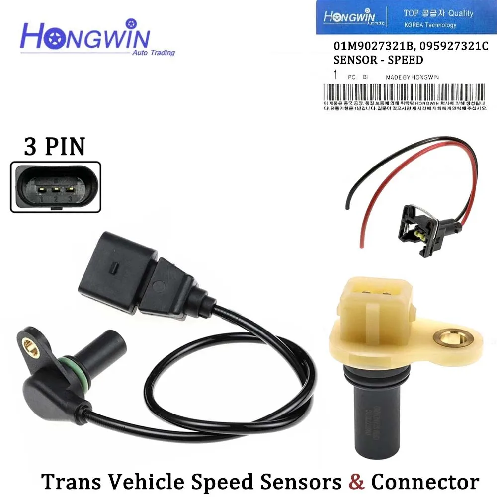 Transmission Vehicle Speed Sensor VSS Plug For Audi VW Golf/GTI Jetta MK3 G38 Beetle 01M927321 095 096 095927321C 01M9027321B