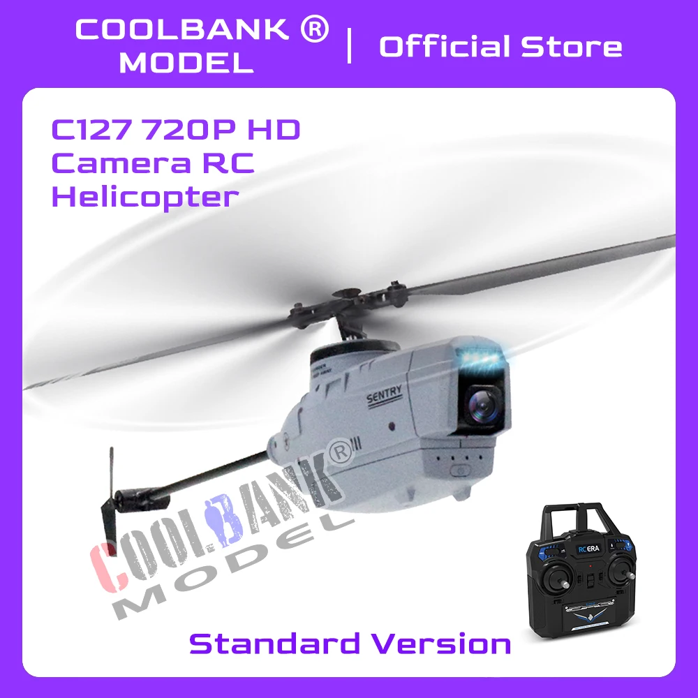 Coolbank Black Wesp Drone Rc Helikopter 6-assige Gyro 720P Hd 2.4Ghz Afstandsbediening Speelgoed Optische Stroompositionering Scouting Drone