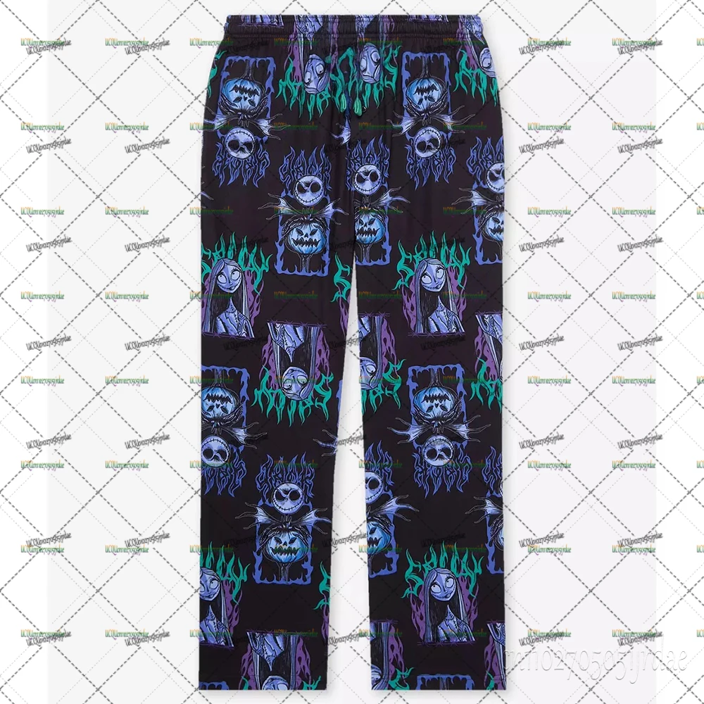 

Disney The Nightmare Before Christmas Pajama Pants Casual Loose Sleep Pants Couple Pajama Pants Men Women Homewear