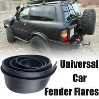 Universal Car Fender Flares Flexible Rubber Wheel Arch Covers Extensions Scratch Proof Mudguard for SUV Truck Jeep Sedan