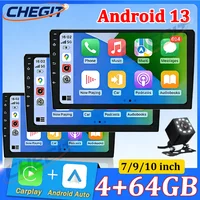 Radio para coche Android 13 2Din, 7""/9""/10"" Universal, 64G, Carplay inalámbrico, Android Auto, GPS, reproductor multimedia, sistemas inteligentes para coche