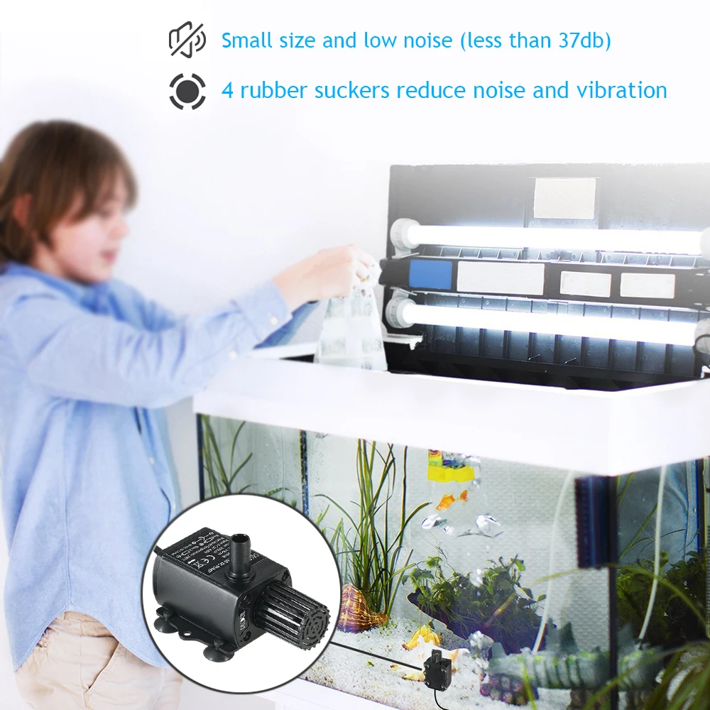 USB DC5V 4,8 W Ultra-leise Min – Water Pump Submersible Mini Bewertung und Preis
