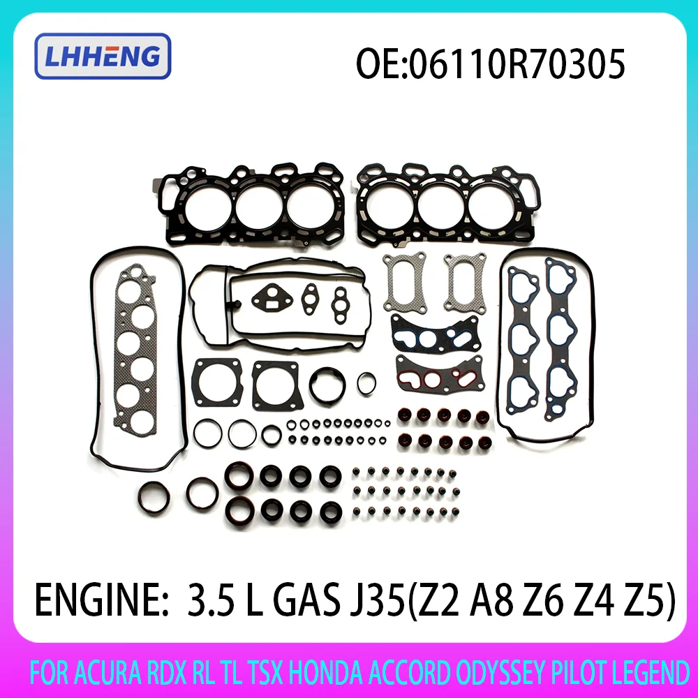 

HS26509PT Cylinder Head gasket Set Kit For HONDA ACURA 3.5 L V6 GAS J35 05-18 ACCORD ODYSSEY PILOT LEGEND RDX RL TL TSX 3.5L
