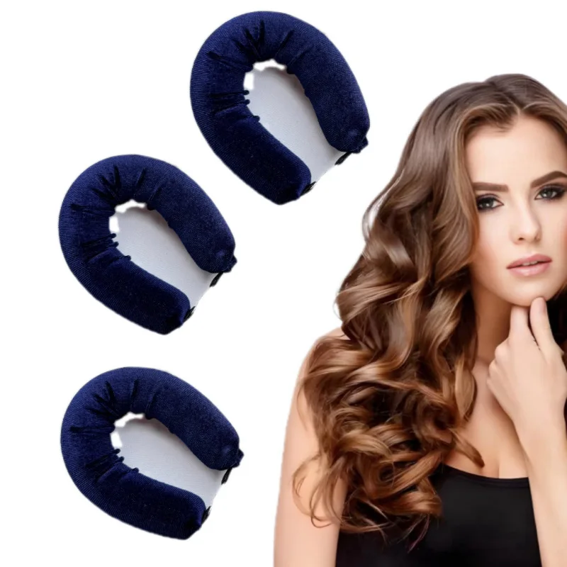 3 Rubber Heat Free Curling Iron Hair Accessories Beauty Curlings Products Curling Iron Sleep Hair Stylist Tools Hair Foam Curls