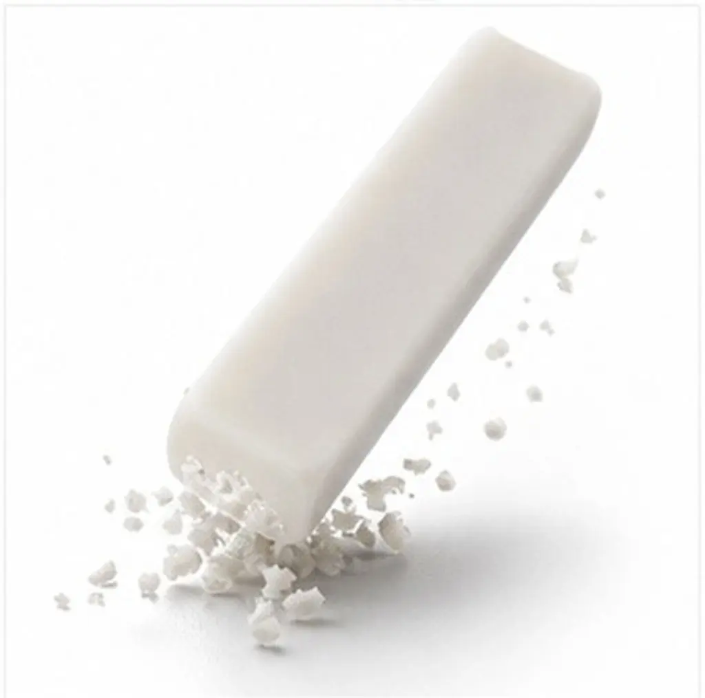 100Pcs Mechanical Pencil Eraser Refills White Mini Traceless Replacements for Sketch Drafting Art Precise Erasing School Office