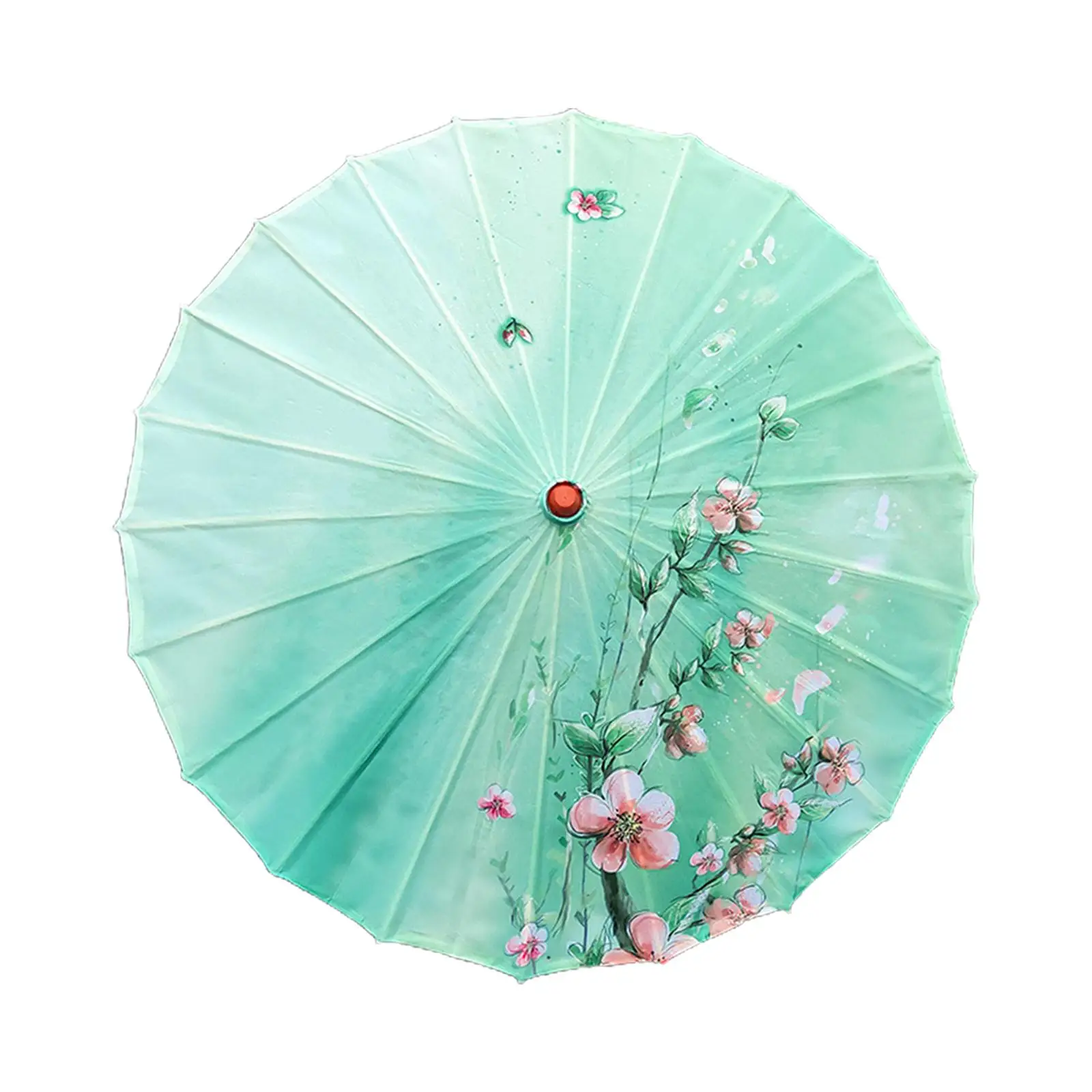 Ancient Dance Umbrella 32 inch Sunshade Rainproof Chinese Oiled Paper Umbrella for Costumes Decoration Events Wedding Party