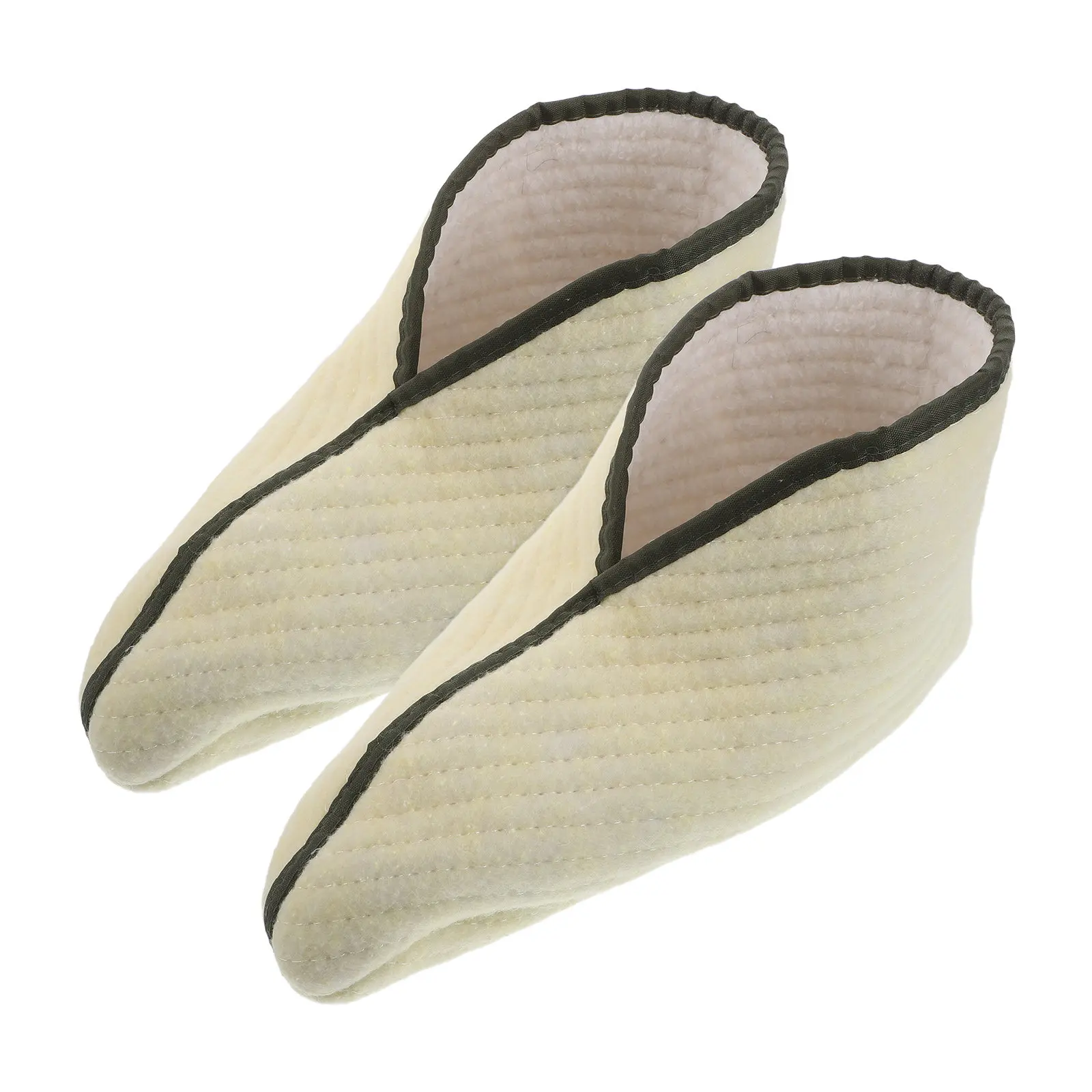 1 Par de Forros para Botas para Mujer, Forros Térmicos de Algodón, Forro Térmico Grueso Extraíble, Calcetines, Plantillas Cálidas para Zapatos de Senderismo, Talla 44