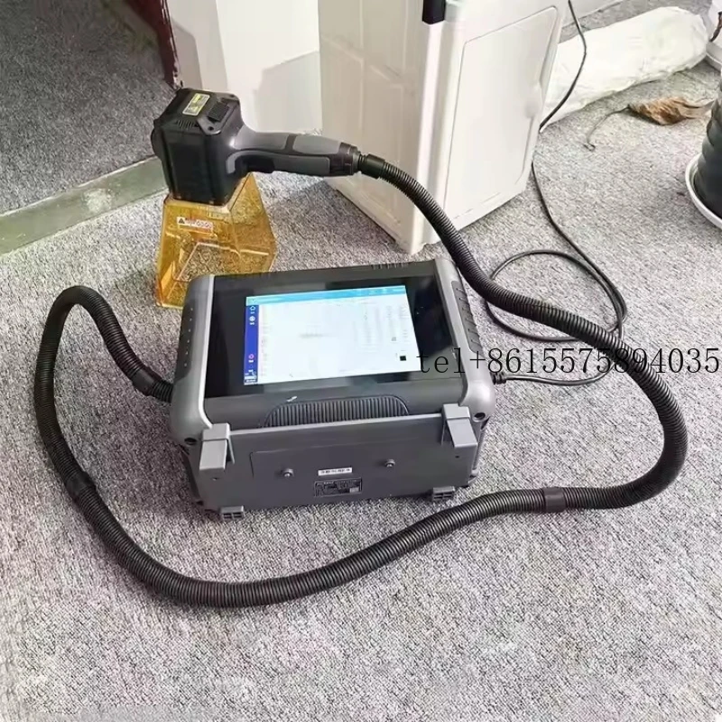 

2026 new portable mini handheld 30w 50w fiber laser engraving marking Automatic Engraving Device laser engraving machine