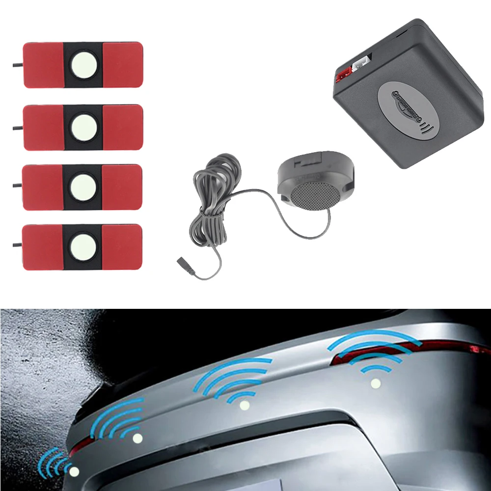

Car Reverse Backup Parking Sensor with Sensitive Radar System Backup Monitor Detector Assistant