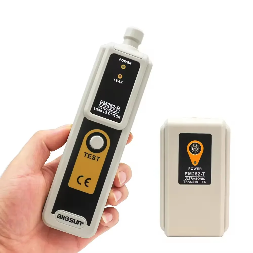 

EM282 Ultrasonic Gas Leak Detector 40KHz Gas Vacuum Pressure Air Water Dust Leak Detector Tool Pipe Leaks Detection
