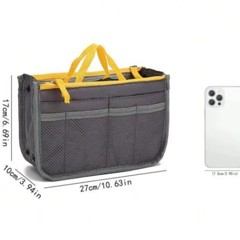 Handbag Organizers Multi-functional Double-folding Storage Bag Large-capacity Bag Organizers Classification Bag