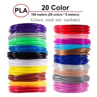 5M 20 Colors 3D Pen Refills Pla 3D Pen Printing Cables 3D Printer Filament Printing Materials High Precision Printer Cable