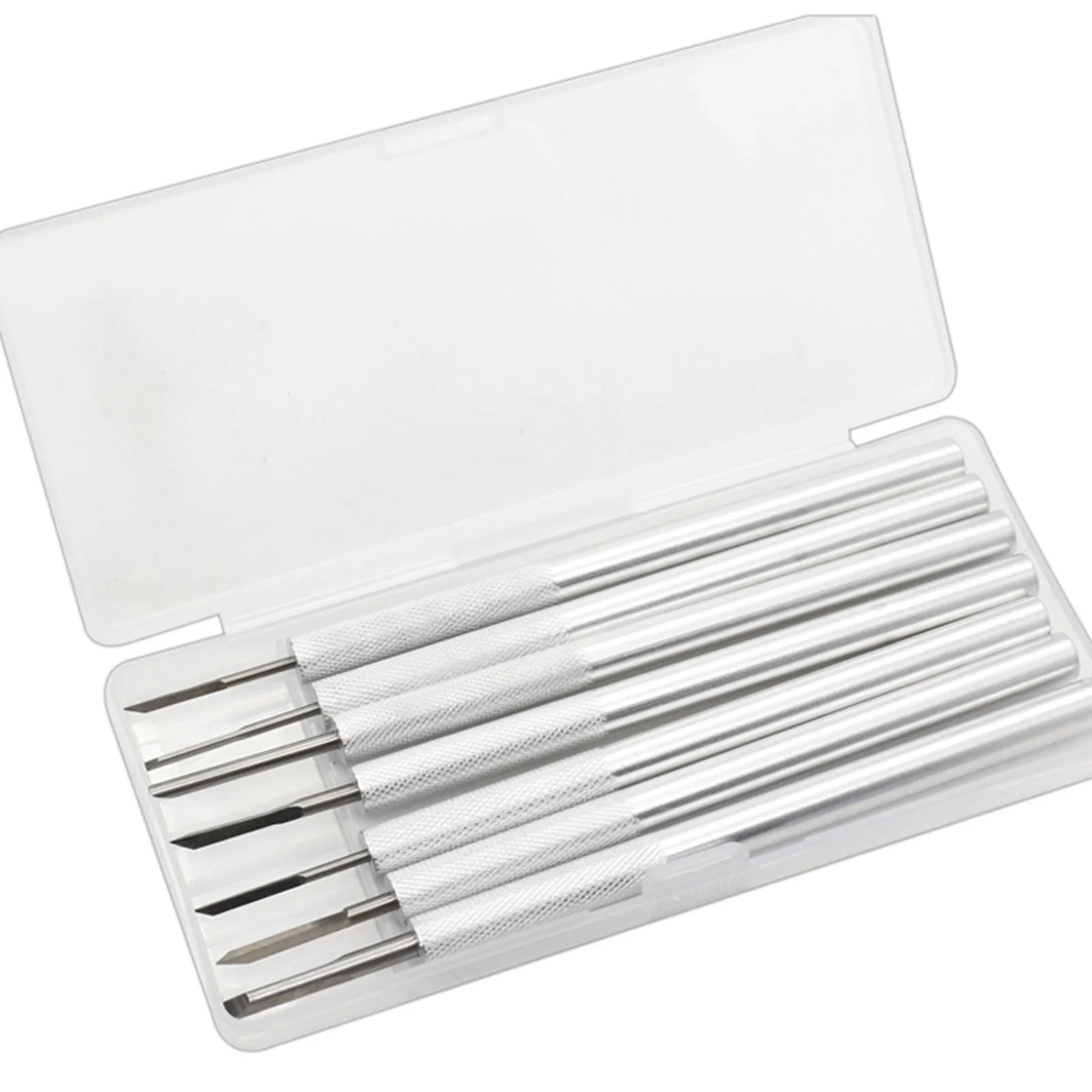 

7Pcs Olive Carving Miniature Carving Hand Tool Knife Woodworking Engraving Gouge