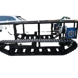 Tracked vehicles for sale rubber Robot Chassis Undercarriage Platform rubber track platform tracked chassis