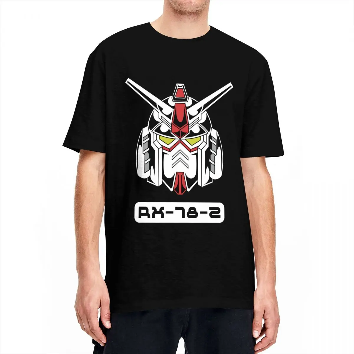 Gundam T Shirts Men Women Cotton Novelty T-Shirts Crew Neck Tees Short Sleeve Clothes Gift Idea