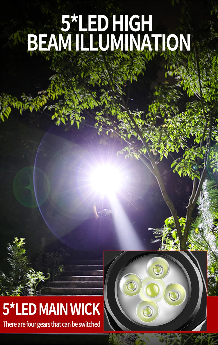 Autoreparatur-Arbeitsleuchte COB Wiederaufladbare Handinspektionsleuchte Notbeleuchtung LED-Arbeitsleuchte – Detail 5