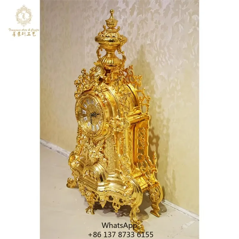 

Factory Custom Wholesale Unique Antiqu Classic Desk Clock For Home Decoration