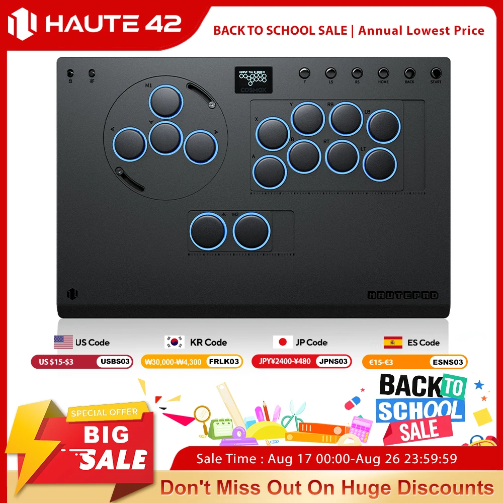 Arcade X - Haute42 X-Move Aluminium Alloy Hitbox Leverless