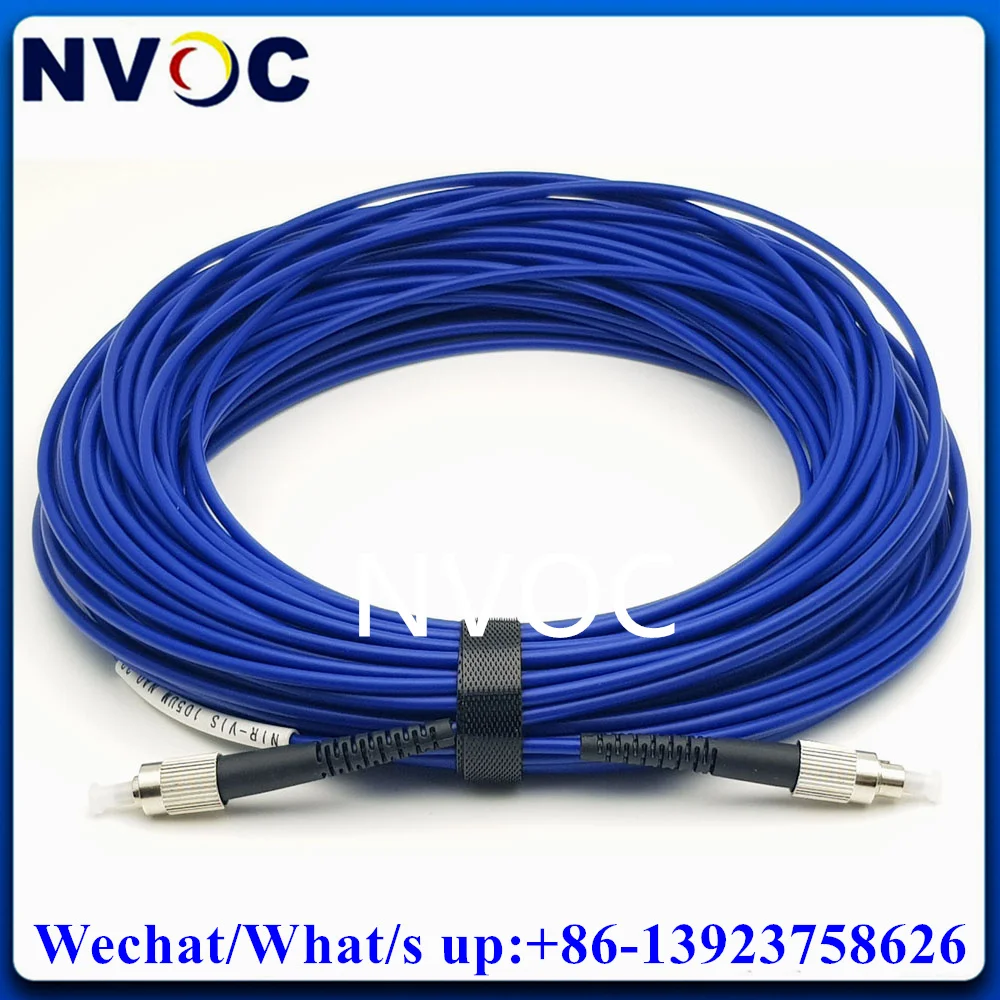 

Wide-Spectrum BGTU NIR FC/SMA 100um 400-2200um 0.22NA 25M Metal/Ceramic Ferrule SX 3.0mm Armored Quartz Fiber Optic Patch Cord